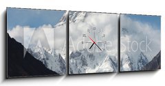 Obraz s hodinami 3D tdln - 150 x 50 cm F_BM52057863 - K2 in the Karakorum, Pakistan