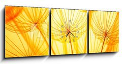 Obraz s hodinami 3D tdln - 150 x 50 cm F_BM59474042 - Dandelion - Pampelika