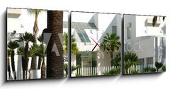 Obraz s hodinami 3D tdln - 150 x 50 cm F_BM6458091 - Image Of a Beautiful Home In Southern California