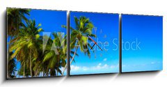 Obraz s hodinami 3D tdln - 150 x 50 cm F_BM64687249 - Art  beautiful seaside view  background