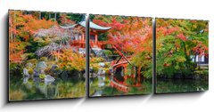 Obraz s hodinami 3D tdln - 150 x 50 cm F_BM74882346 - Daigoji Temple in Kyoto