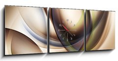 Obraz s hodinami   Modern Abstract Background, 150 x 50 cm