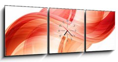 Obraz s hodinami 3D tdln - 150 x 50 cm F_BM93057384 - Abstract Wave Element of Design Background