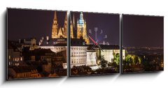 Obraz s hodinami 3D tdln - 150 x 50 cm F_BM94959516 - Prague