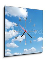 Obraz s hodinami   nuvem, 50 x 50 cm