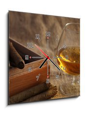 Obraz s hodinami 1D - 50 x 50 cm F_F12889076 - Have a good time - Měj se hezky