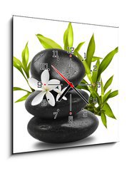 Obraz s hodinami   Spa still life on white background, 50 x 50 cm