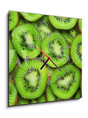 Obraz s hodinami   Kiwi, 50 x 50 cm