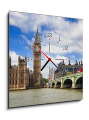 Obraz s hodinami   Big Ben and Houses of Parliament, London, UK, 50 x 50 cm