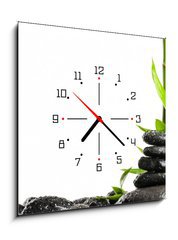 Obraz s hodinami 1D - 50 x 50 cm F_F25877921 - Spa concept