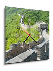 Obraz s hodinami 1D - 50 x 50 cm F_F32567503 - The Great Wall of China