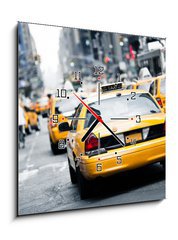 Obraz s hodinami   New York taxi, 50 x 50 cm