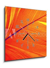 Obraz s hodinami 1D - 50 x 50 cm F_F3490095 - phoenix feather