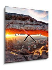 Obraz s hodinami 1D - 50 x 50 cm F_F41264192 - Mesa arch