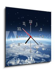 Obraz s hodinami 1D - 50 x 50 cm F_F41912841 - Atmosph re - Atmosf