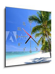 Obraz s hodinami 1D - 50 x 50 cm F_F46621590 - Mauritius