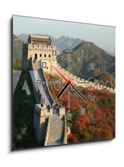 Obraz s hodinami 1D - 50 x 50 cm F_F5745556 - Great wall