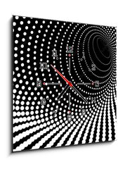 Obraz s hodinami 1D - 50 x 50 cm F_F6566654 - abstract  background, vector