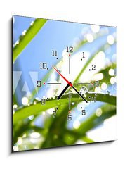 Obraz s hodinami 1D - 50 x 50 cm F_F688089 - glitzer glitzer 2 - třpytky třpytky 2
