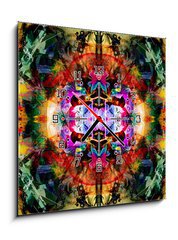 Obraz s hodinami 1D - 50 x 50 cm F_F77491924 -
