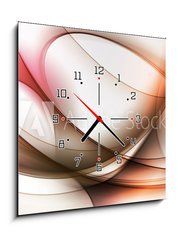 Obraz s hodinami 1D - 50 x 50 cm F_F77963830 - Modern Abstract Background