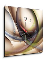 Obraz s hodinami 1D - 50 x 50 cm F_F78724489 - Modern Abstract Background - Moderní abstraktní pozadí