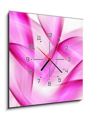 Obraz s hodinami 1D - 50 x 50 cm F_F84961498 - Abstract Blurred Design - Abstraktní rozmazaný design