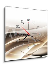 Obraz s hodinami 1D - 50 x 50 cm F_F85296957 - Elegant Gold Background - Elegantní zlaté pozadí