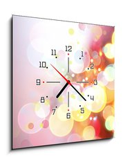 Obraz s hodinami 1D - 50 x 50 cm F_F88648814 - Abstract background