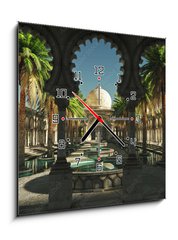 Obraz s hodinami 1D - 50 x 50 cm F_F96469256 - The Magic of the Orient, 3d CG - Kouzlo Orientu, 3D CG