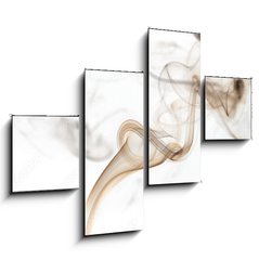 Obraz 4D tydln - 120 x 90 cm F_IB109570155 - Abstract colored smoke from aromatic sticks.