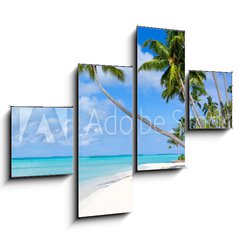 Obraz 4D tydln - 120 x 90 cm F_IB116010752 - Urlaub am Strand