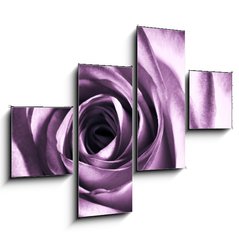 Obraz tydln 4D - 120 x 90 cm F_IB11865044 - Purple rose