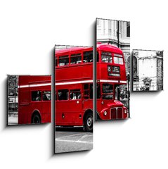 Obraz 4D tydln - 120 x 90 cm F_IB122358644 - Londons iconic double decker bus.