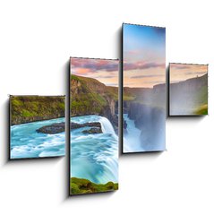 Obraz 4D tydln - 120 x 90 cm F_IB126702165 - Gulfoss Falls, Iceland