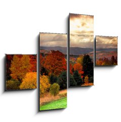 Obraz tydln 4D - 120 x 90 cm F_IB1290922 - vermont fall faliage