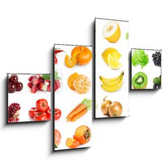 Obraz 4D tydln - 120 x 90 cm F_IB129487630 - Fruits and vegetables