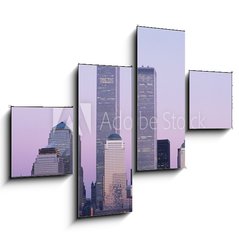 Obraz 4D tydln - 120 x 90 cm F_IB130171131 - Building Street