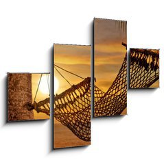 Obraz tydln 4D - 120 x 90 cm F_IB13184187 - Sunset Hammock