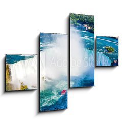 Obraz 4D tydln - 120 x 90 cm F_IB132838674 - Niagara falls aerial view