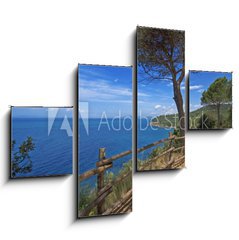 Obraz tydln 4D - 120 x 90 cm F_IB14698230 - Toscana, passeggiata sul mare