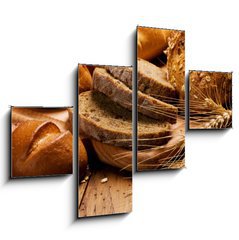 Obraz tydln 4D - 120 x 90 cm F_IB15817711 - assortment of baked bread