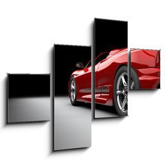 Obraz   Red car, 120 x 90 cm