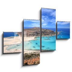 Obraz 4D tydln - 120 x 90 cm F_IB159665898 - Balos lagoon