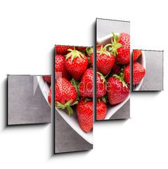 Obraz 4D tydln - 120 x 90 cm F_IB163070845 - Strawberry. - Jahoda.