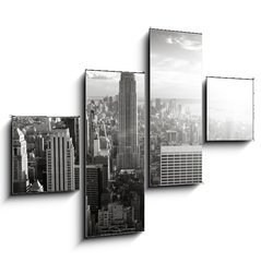 Obraz tydln 4D - 120 x 90 cm F_IB16364869 - New York skyline