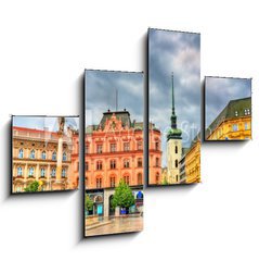 Obraz   Freedom Square, the main square of Brno in Czech Republic, 120 x 90 cm