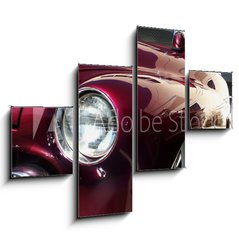 Obraz 4D tydln - 120 x 90 cm F_IB1886924 - classic merc hotrod