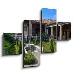 Obraz 4D tydln - 120 x 90 cm F_IB189289165 - Italy Calabria pompeii ruins