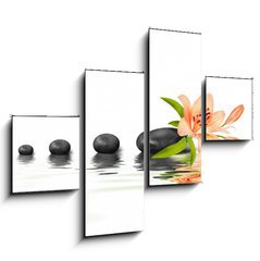 Obraz tydln 4D - 120 x 90 cm F_IB20744529 - Stone et Zen